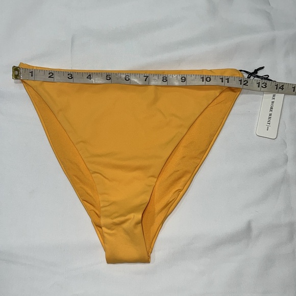 We Wore What Warm Apricot Amber Swim Bottom, SMALL - Picture 7 of 10